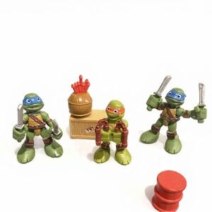 Teenage Mutant Ninja Turtles Action Figures Set w/ Accessories half shell TMNT